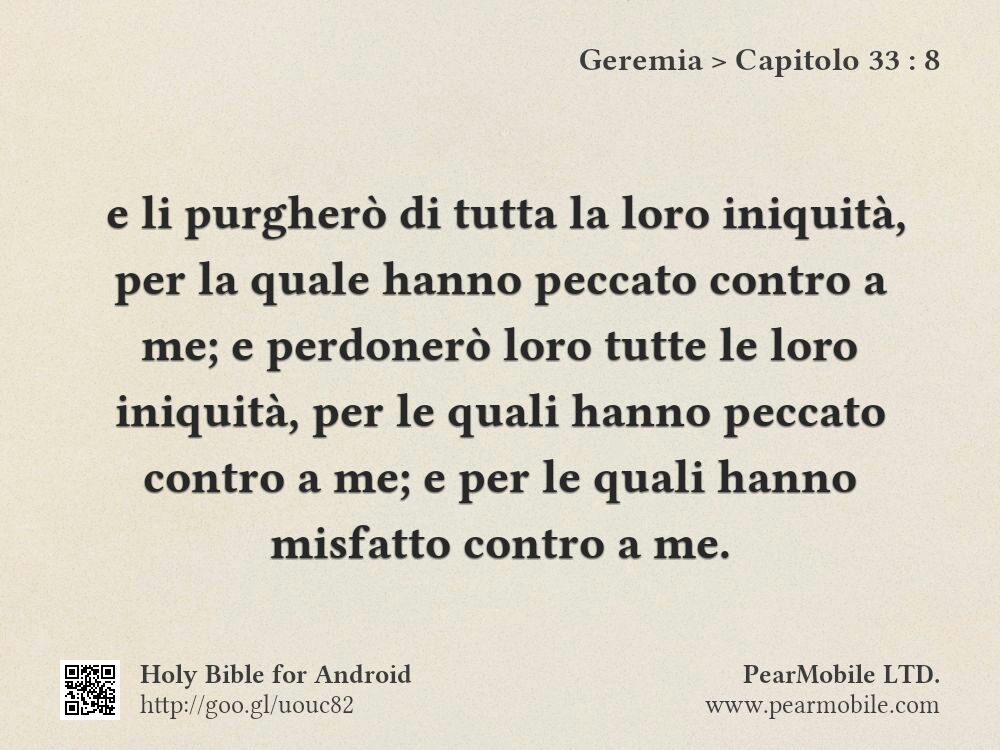 Geremia, Capitolo 33:8